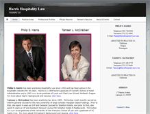 Tablet Screenshot of harrishospitalitylaw.com